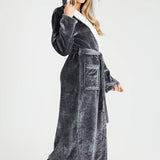 CityComfort Ladies Dressing Gown Soft Plush Bath Robe for Women