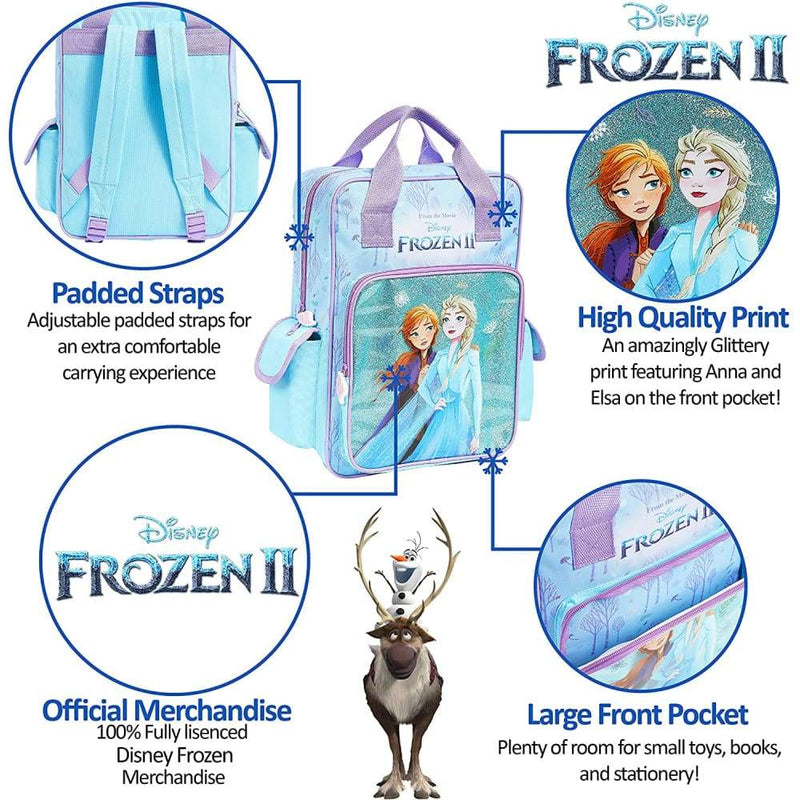 Disney Backpack,frozen 2 School Bag+handbag Anna and Elsa,large Kids Bag,travel School Bag Frozen £17.98