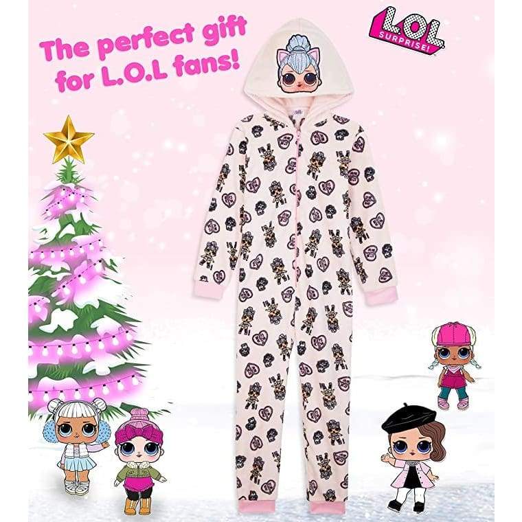 L.o.l. Surprise! Onesies Pj Jumpsuit with Kitty Queen Lol Dolls for Children Girls Onesie Lol Surprise! £15.49