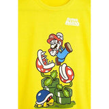 Super Mario T Shirt Fun Graphic 100% Cotton Short Sleeve Boys Girls Teenagers T-shirt Super Mario £9.99