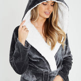 CityComfort Ladies Dressing Gown Soft Plush Bath Robe for Women