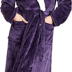 CityComfort Ladies Dressing Gown Soft Plush Bath Robe for Women