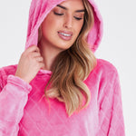 CityComfort Womens Pyjamas, Warm Fleece Hooded Pyjamas for Women Sets