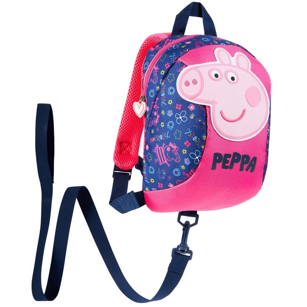 Peppa Pig Backpack with Reins - Safety Reins for Toddlers Girls Backpack Peppa Pig £8.99