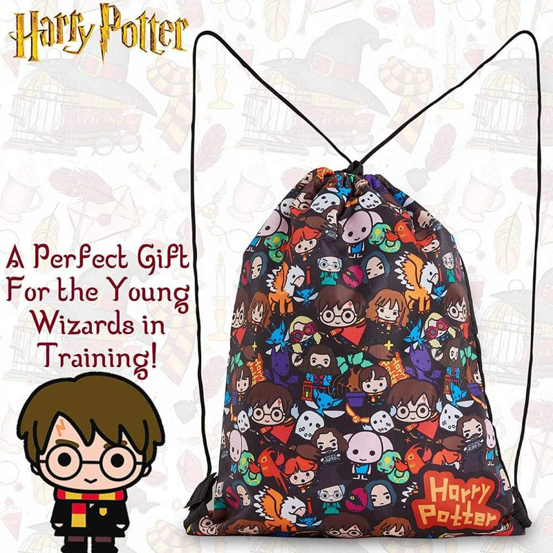 Harry Potter Drawstring Bags Gift Idea for Kids and Teens School or Travel Bag for Boys or Girls Backpack Harry Potter £6.99 Save 30%