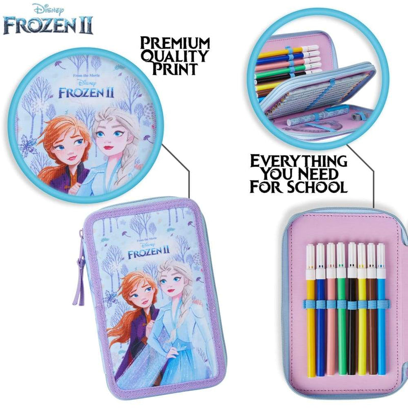 Disney Frozen Filled Pencil Cases with Frozen Stationary Supplies for Girls Pencil Case Frozen £12.49