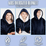 CityComfort Girls Oversized Blanket Hoodie, Hooded Wearable Blanket - Get Trend