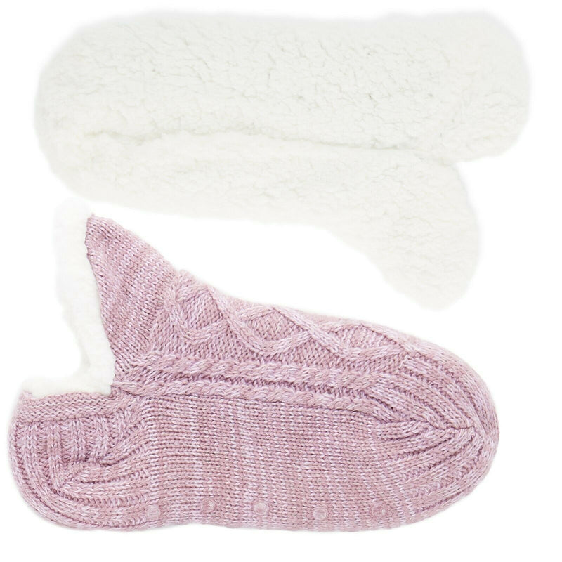 Citycomfort Fluffy Socks For Men And Women,Size 5-8,Non Slip Knitted Slipper - Get Trend