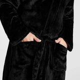 Mens Dressing Gown Super Soft, Mens Fleece Robe with Hood - Get Trend