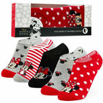 Disney Invisible 5 Pairs Socks, Minnie & Mickey No Show, Disney Gifts - Get Trend