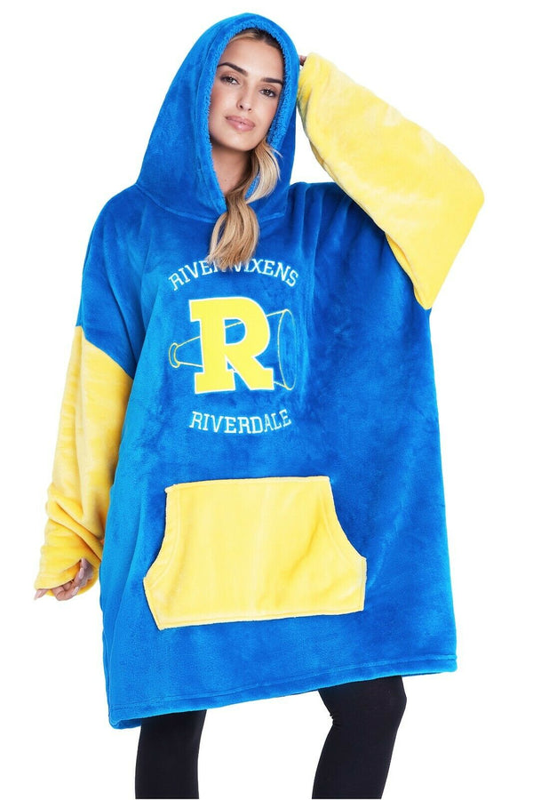 Riverdale Blanket Hoodie for Ladies, Oversized Blanket Hoodie for Women, Riverdale Gifts Blue - Get Trend