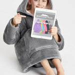CityComfort Girls Oversized Blanket Hoodie, Hooded Wearable Blanket - Get Trend