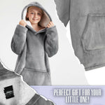 CityComfort Girls Oversized Blanket Hoodie, Hooded Wearable Blanket - Get Trend