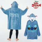 Stitch Disney Hoodie for Kids, Fleece Oversized Hoodie Blanket, Stitch Disney Gifts - Get Trend