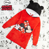Disney Hoodie, Fleece Oversized Hoodie Blanket for Girls in Red, Minnie Mickey Gifts - Get Trend