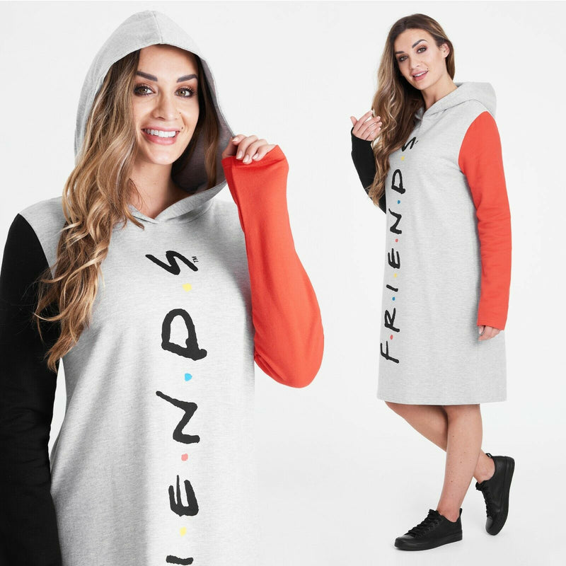 Friends Hoodies for Women, Grey Hoodie Dresses for Women, Perfect Gifts For Ladies