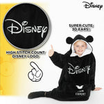 Disney Hoodie, Fleece Oversized Hoodie Blanket in Black, Minnie Mickey Gifts - Get Trend