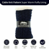 Mens Slipper Socks Bed Socks for Men with Sherpa Wool Non Slip - Get Trend