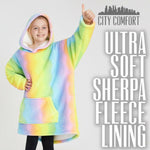 CityComfort Girls Oversized Blanket Hoodie, Hooded Wearable Blanket - Get Trend