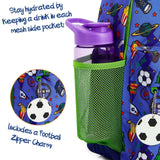 CityComfort Video Game Large Boys Backpack, Gamer Gifts for Boys Teens (Blue/Green) - Get Trend