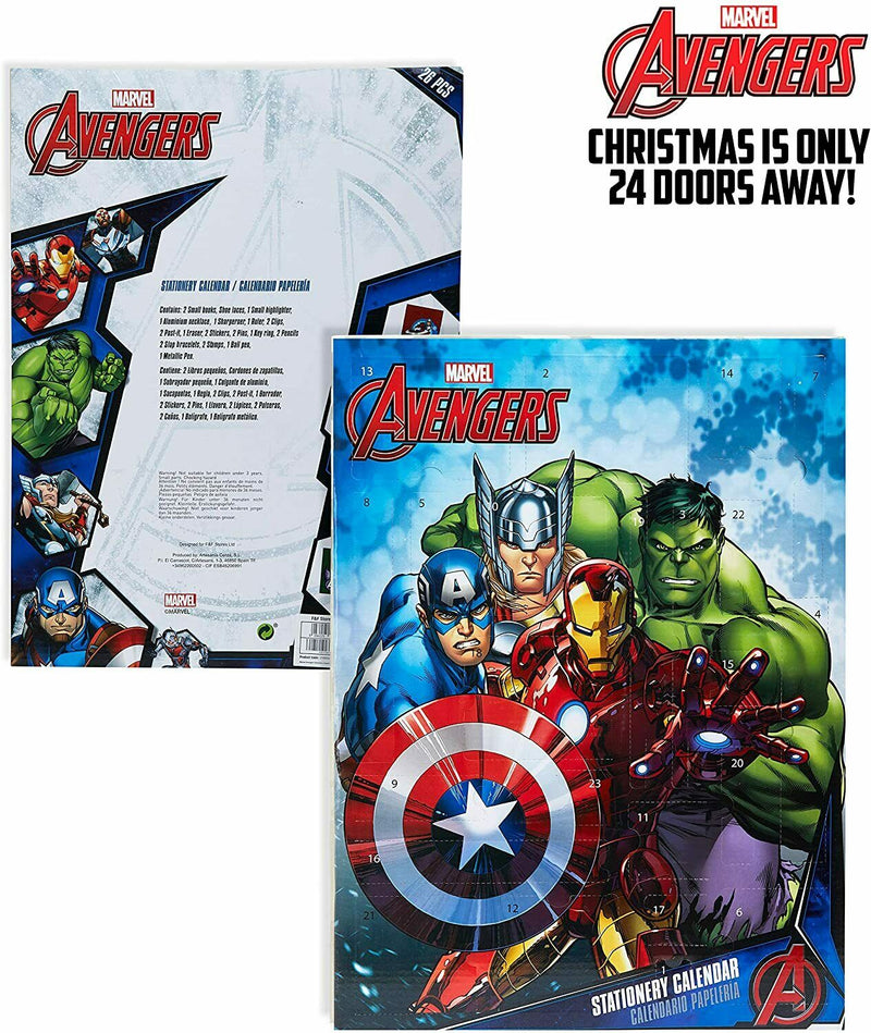 Marvel Avengers Advent Calendar - 2023 Stationery Advent Calendar