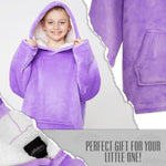 CityComfort Girls Oversized Blanket Hoodie, Hooded Wearable Blanket - Get Trend