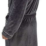 CityComfort Super Soft  Hooded Dressing Gowns for Men in Grey or Navy - Get Trend