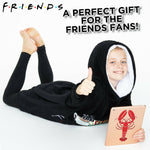 Friends Black Hoodie for Girls Teens, Fleece Oversized Hoodie Blanket - Get Trend