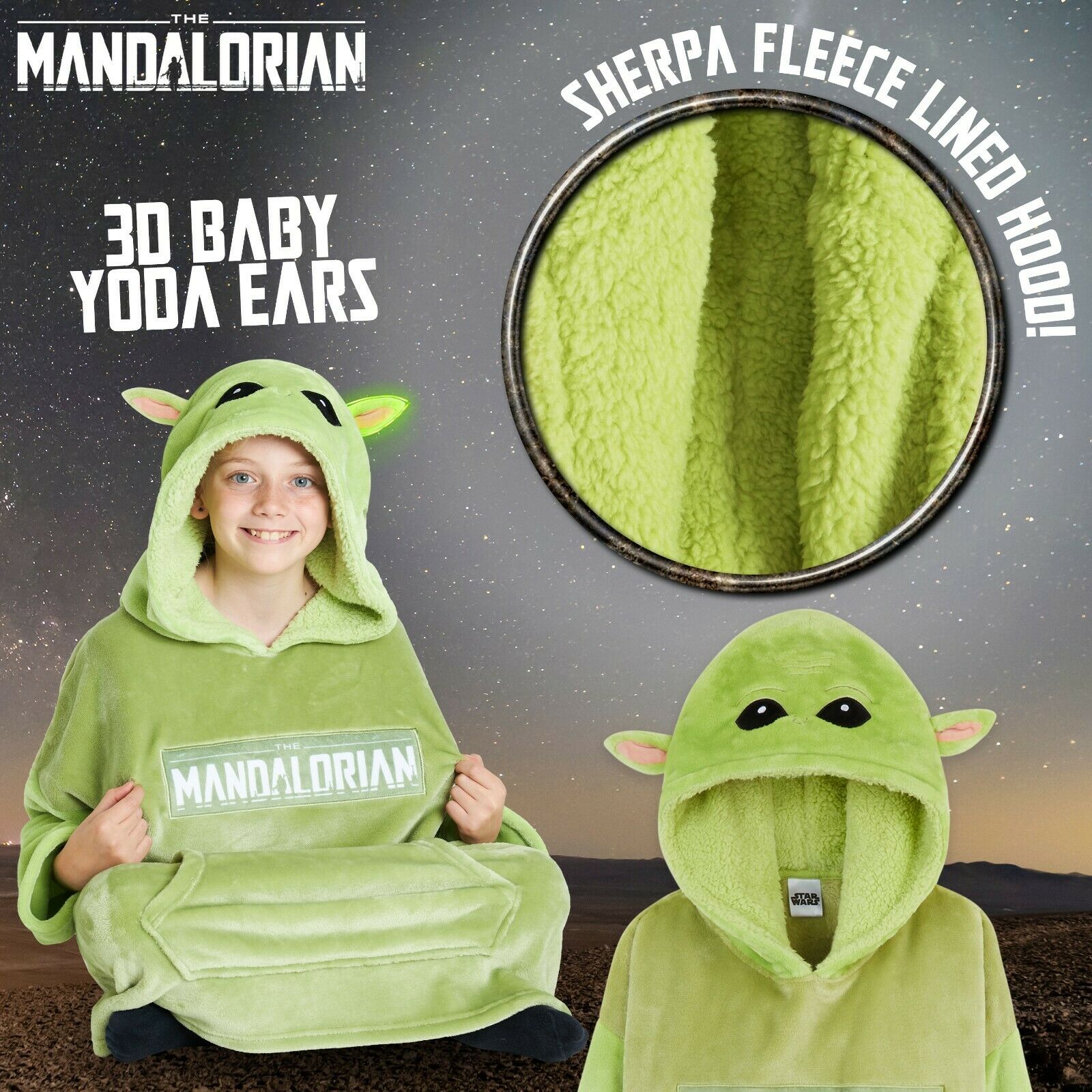 Blanket Oodie Mandalorian The Mandalorian Boys Oversized