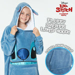 Stitch Disney Hoodie for Kids, Fleece Oversized Hoodie Blanket, Stitch Disney Gifts - Get Trend