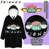 Friends Black Hoodie for Girls Teens, Fleece Oversized Hoodie Blanket - Get Trend
