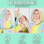 CityComfort Girls Oversized Blanket Hoodie, Hooded Wearable Blanket - Get Trend