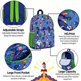 CityComfort Video Game Large Boys Backpack, Gamer Gifts for Boys Teens (Blue/Green) - Get Trend