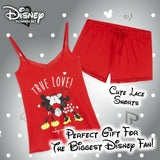 Disney Pyjamas Women, Short PJs Women Set, Disney Gifts for Women - Get Trend