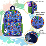 CityComfort Video Game Large Boys Backpack, Gamer Gifts for Boys Teens (Blue/Green) - Get Trend