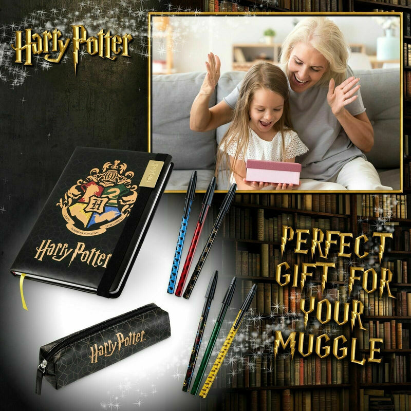 Harry Potter Notebook Pencil Case and Pen Set, Harry Potter Gifts & Merchandise - Get Trend