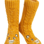 Disney Lion King Knitted Warm Fluffy Slipper Socks For Women - Get Trend