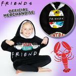 Friends Black Hoodie for Girls Teens, Fleece Oversized Hoodie Blanket - Get Trend