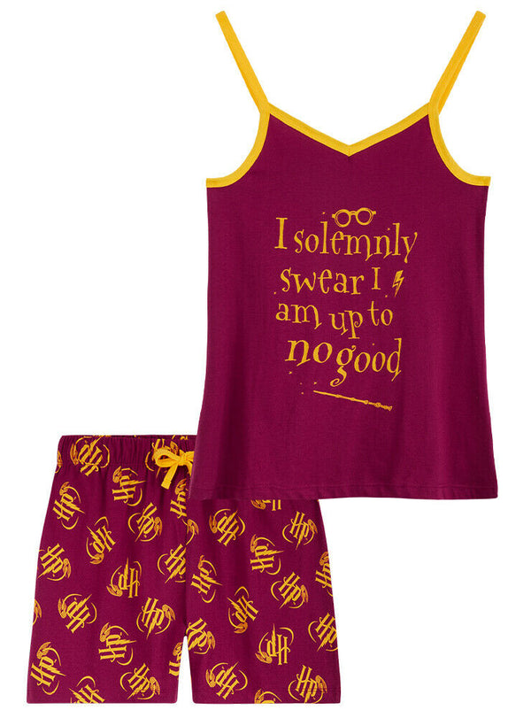 Harry Potter Girls Pyjamas, 2 Piece Short Girls PJs, 100% Cotton Girls Clothes - Get Trend