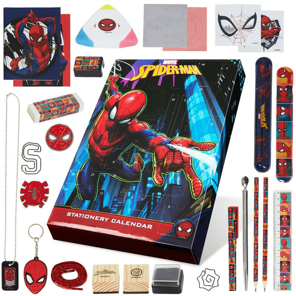 Spiderman Advent Calendar - 2023 Stationery Advent Calendar - Get Trend