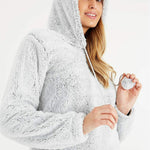 Pyjamas Ladies PJ's Comfy Snuggle Warm Fleece Twosie Pajama Set for Women Girls - Get Trend