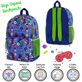 CityComfort Video Game Large Boys Backpack, Gamer Gifts for Boys Teens (Blue/Green) - Get Trend