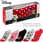 Disney Invisible 5 Pairs Socks, Minnie & Mickey No Show, Disney Gifts - Get Trend