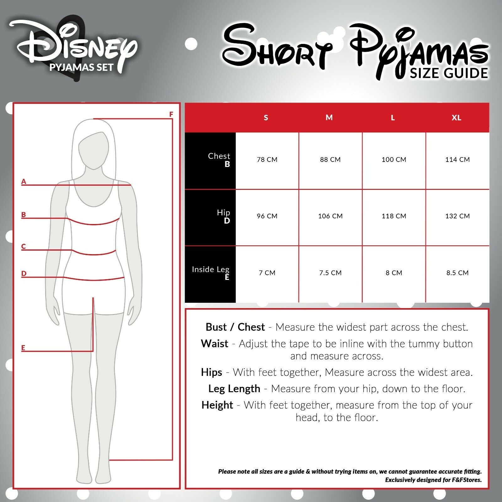 Disney Pyjamas Women, Short PJs Women Set, Disney Gifts for Women - Get Trend