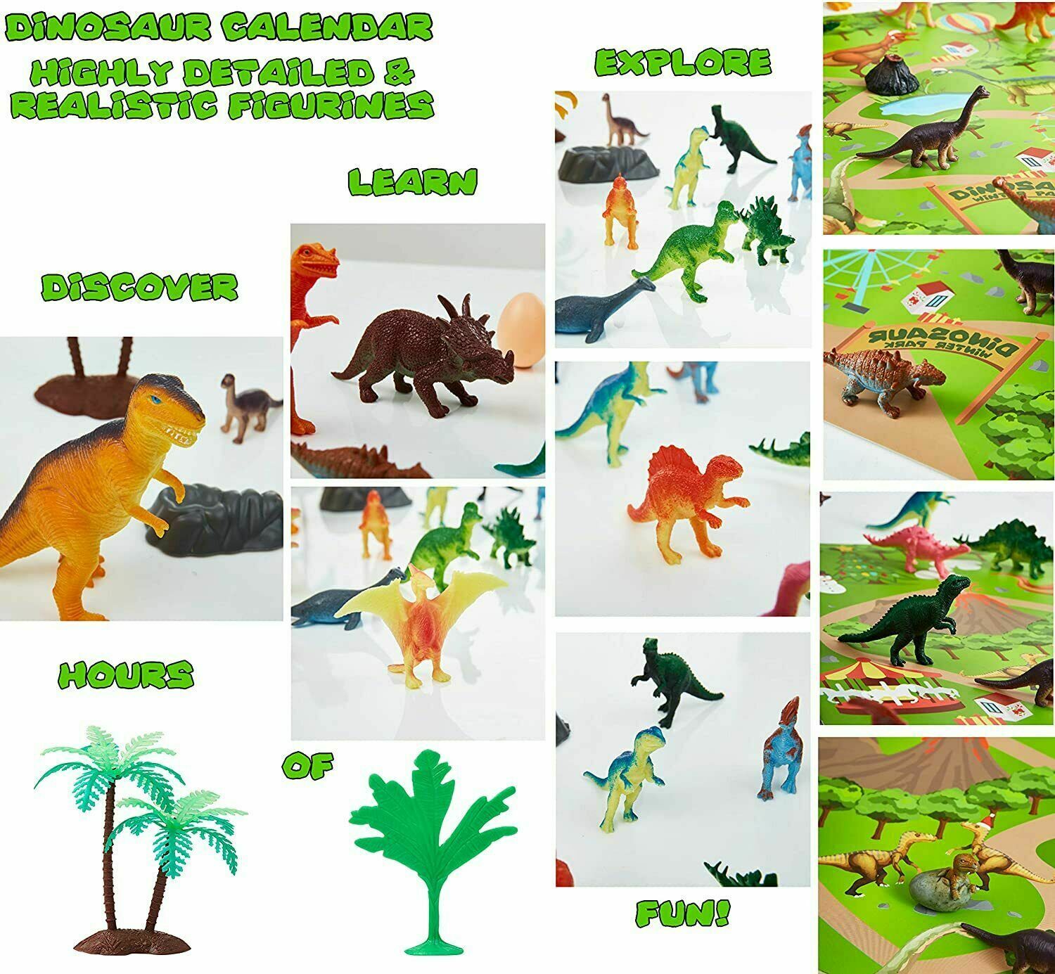 KreativeKraft Dinosaurs Advent Calendar - Dinosaurs 2023 Advent Calendar - Get Trend