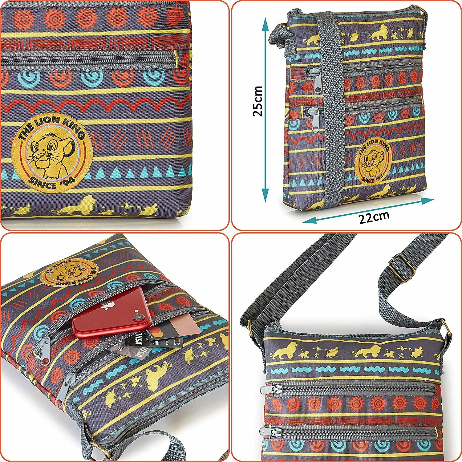 DISNEY LION KING ROCK 'N' ROAR X-BODY BAG V2 - Get Trend