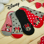 Disney Invisible 5 Pairs Socks, Minnie & Mickey No Show, Disney Gifts - Get Trend