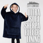 CityComfort Girls Oversized Blanket Hoodie, Hooded Wearable Blanket - Get Trend