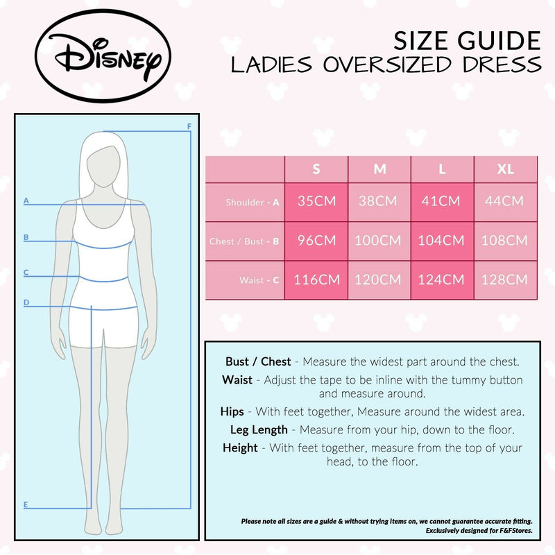 Disney Oversized Sweatshirt Dress for Women Mickey & Minnie Casual Sweater Dress - Get Trend