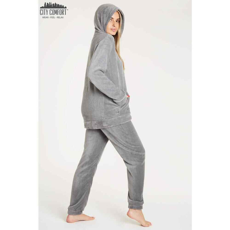 CityComfort Pyjamas Set, Comfy Snuggle Warm Fleece for Women and Teenergers - Get Trend